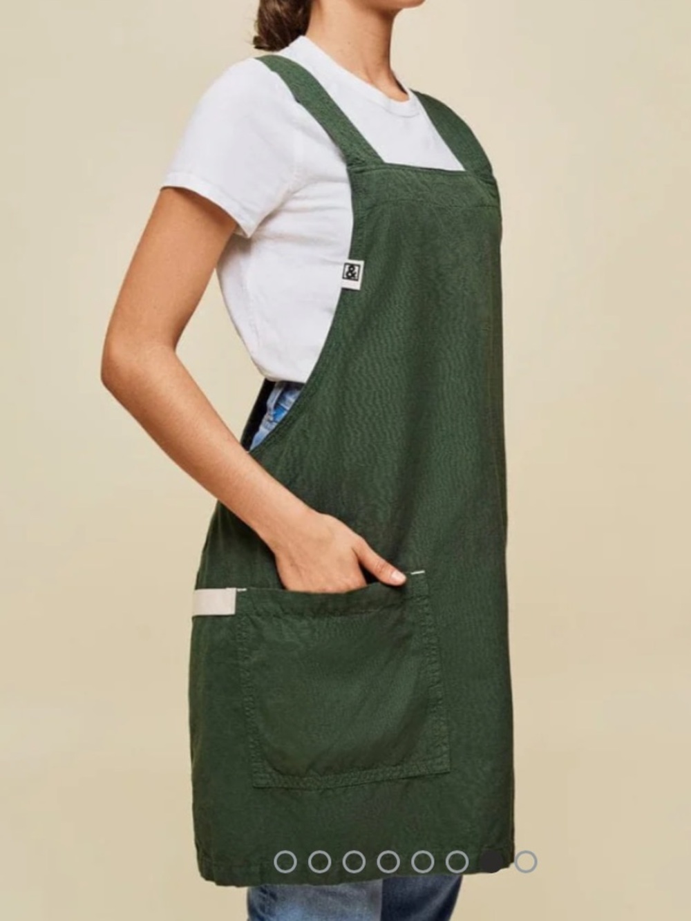 Hedley & Bennett Chef’s Smock/Apron in Broccolini